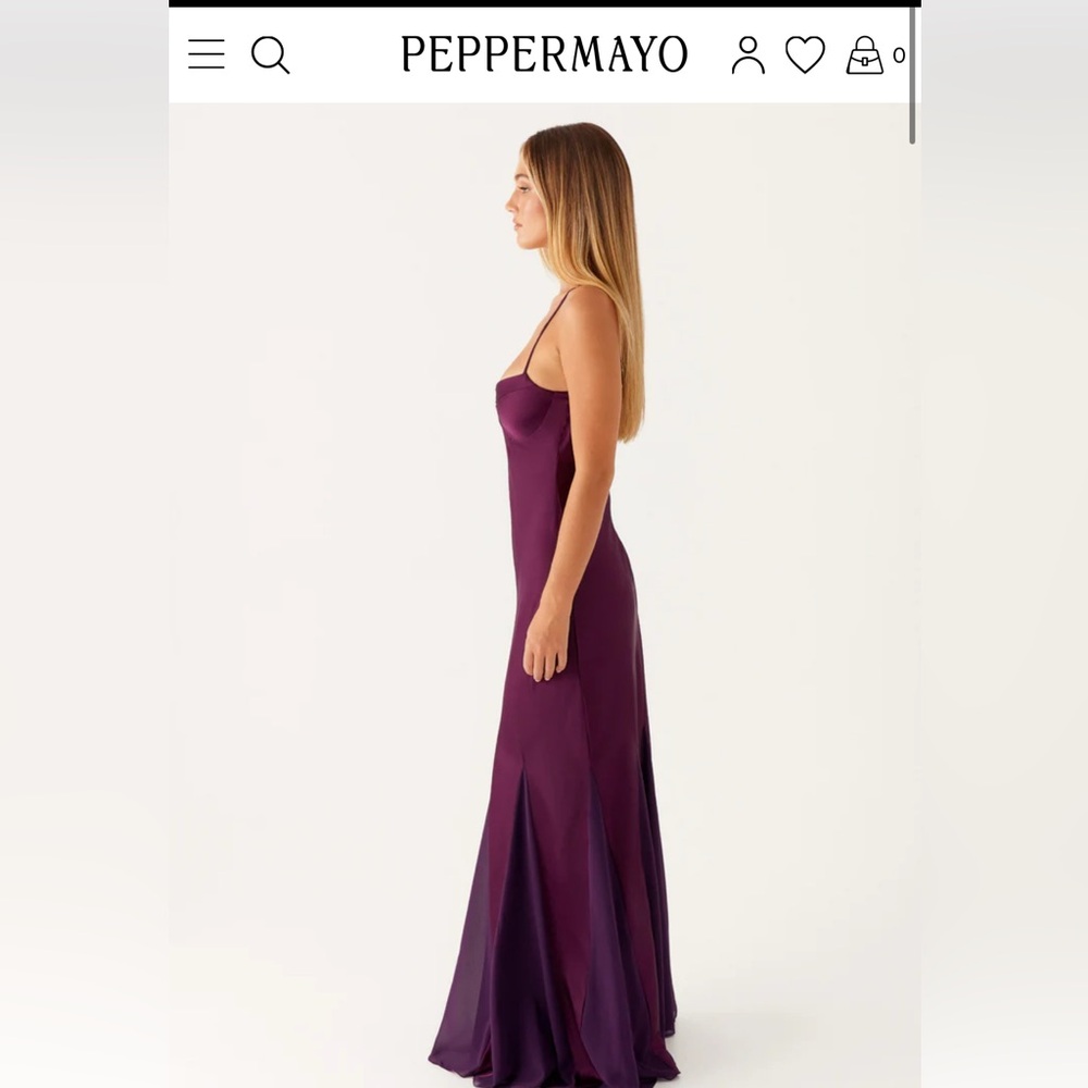Peppermayo Ravello Maxi Dress in Mulberry - Picture 4 of 5